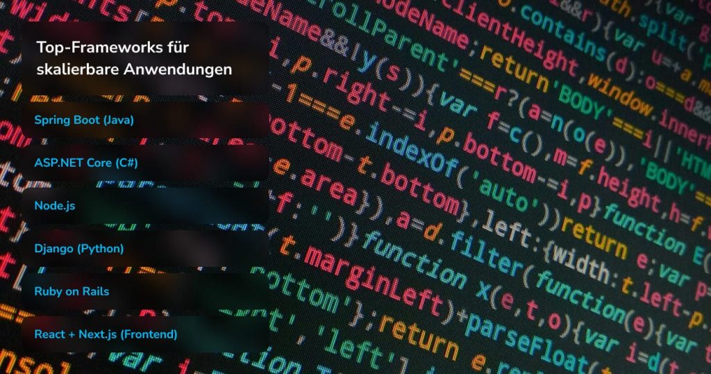 Top-Frameworks für skalierbare Anwendungen