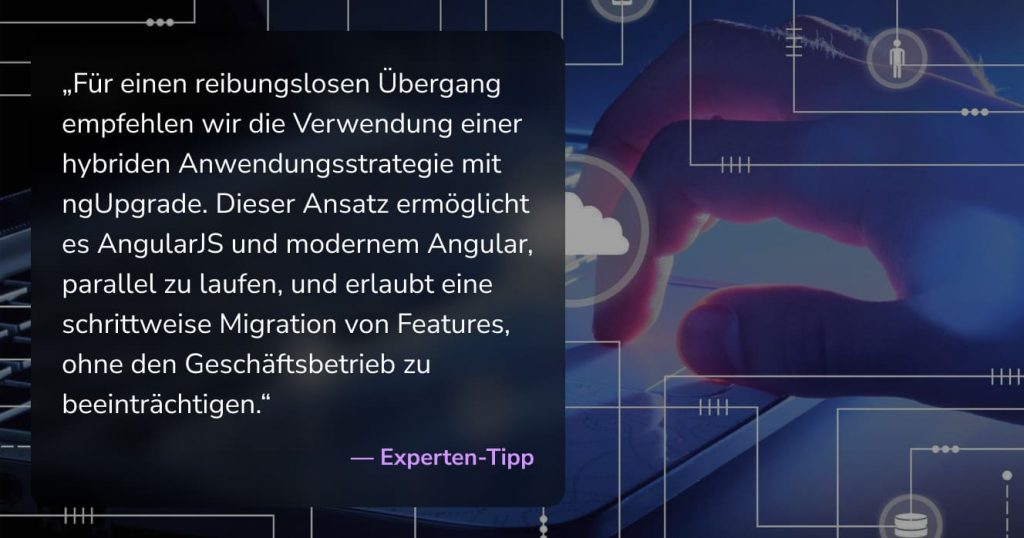 Angular- und AngularJS-Teilen