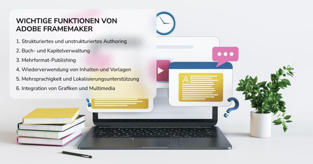 Wichtige Funktionen von Adobe FrameMaker